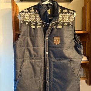 Jiberish Men's Vest with Nordic Design